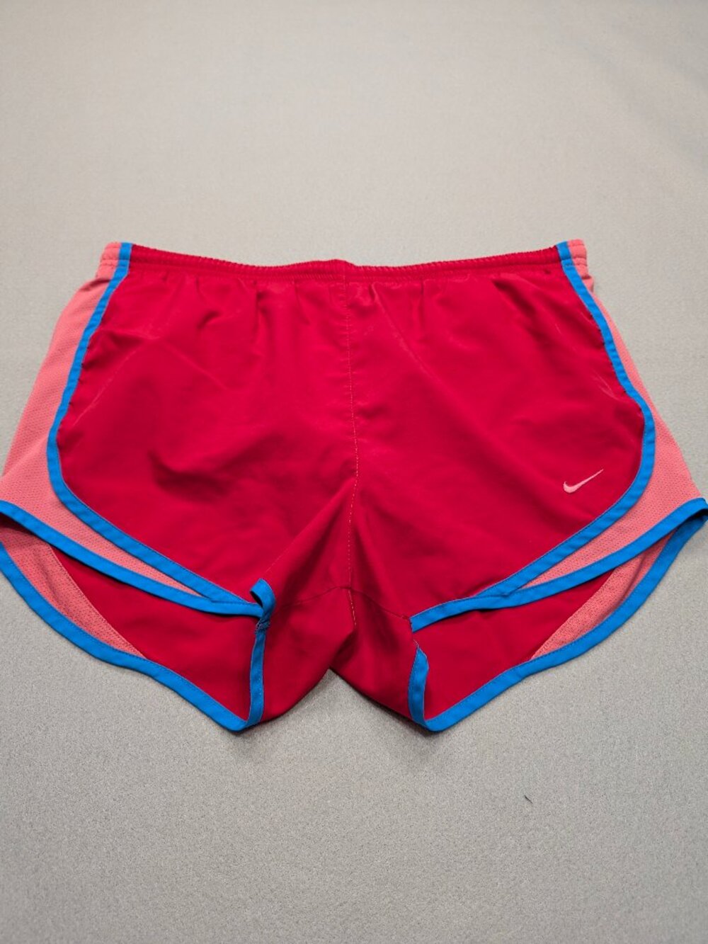 Nike Dri-FIT Tempo Running Shorts Women's Small Red Pink Blue